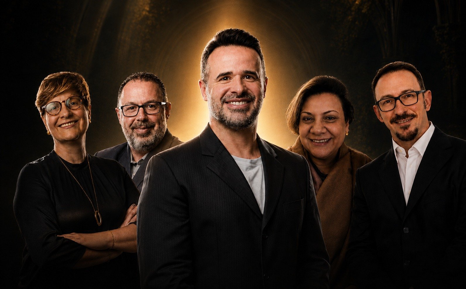Palestrantes da 2ª Imersão de Anatomia Aplicada à Saúde: Rogério Gozzi, Ana Kleiner, Eduardo Filoni, Michele Gomes e Cristian Zaniboni